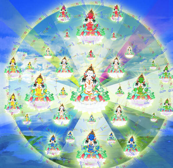 金刚萨埵如意宝珠观修图
