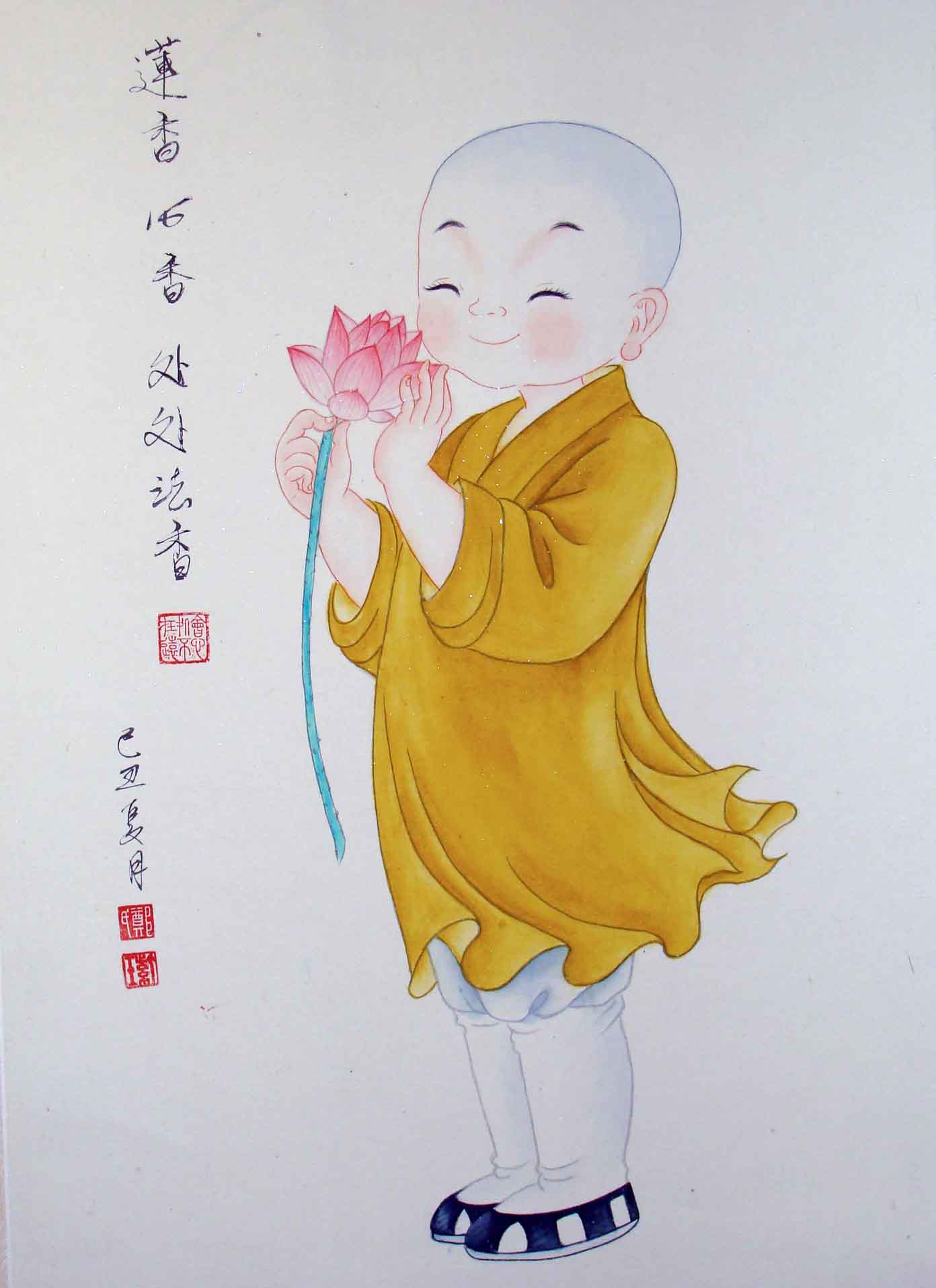 画佛. 即是礼佛修行