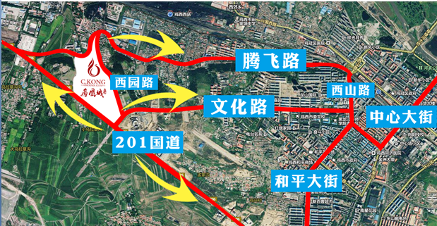 鸡西新区规划图图片