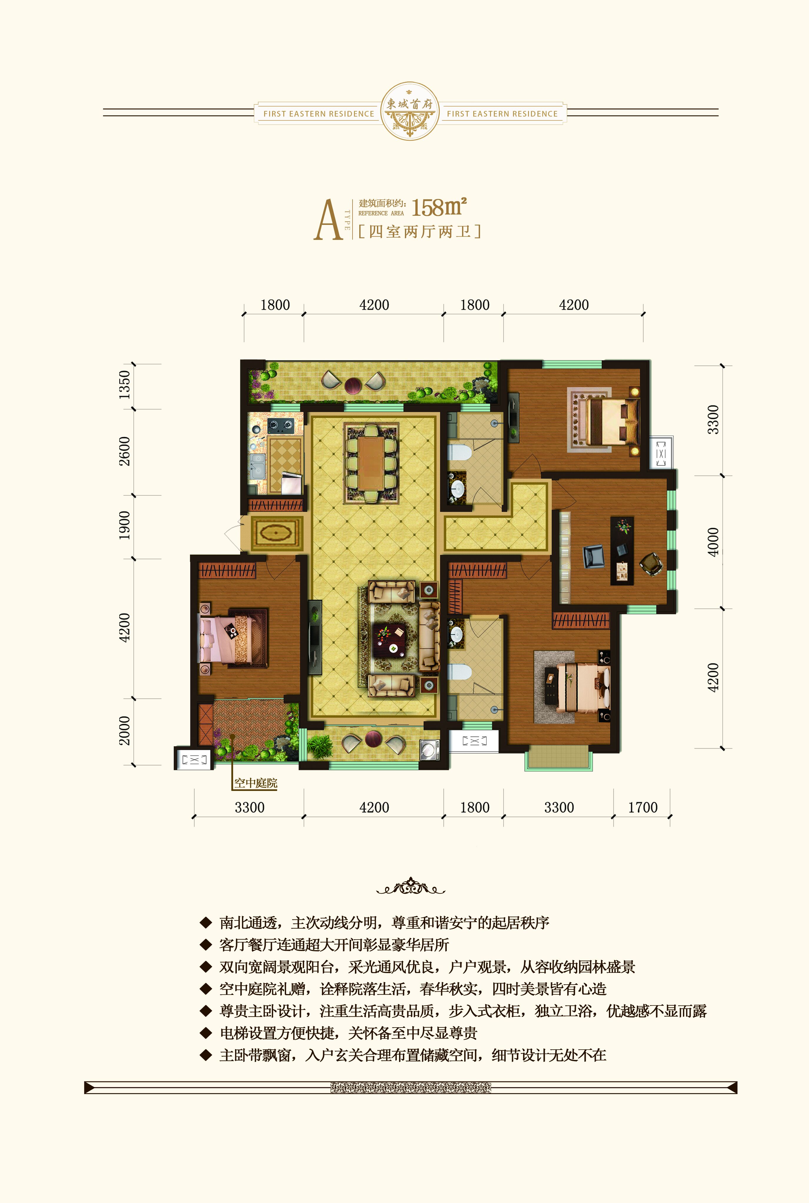 岳池东城首座户型图图片