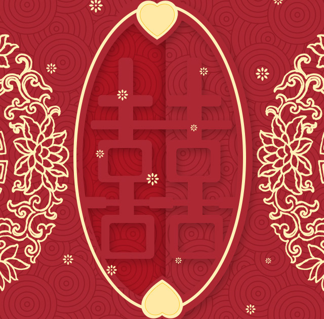 中式婚禮請(qǐng)柬