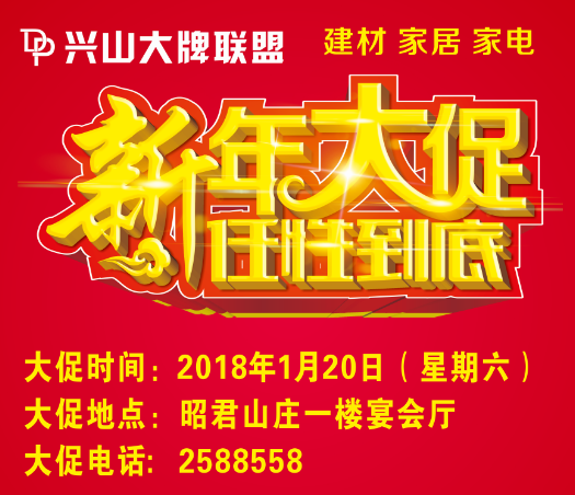 新年大促任性到底